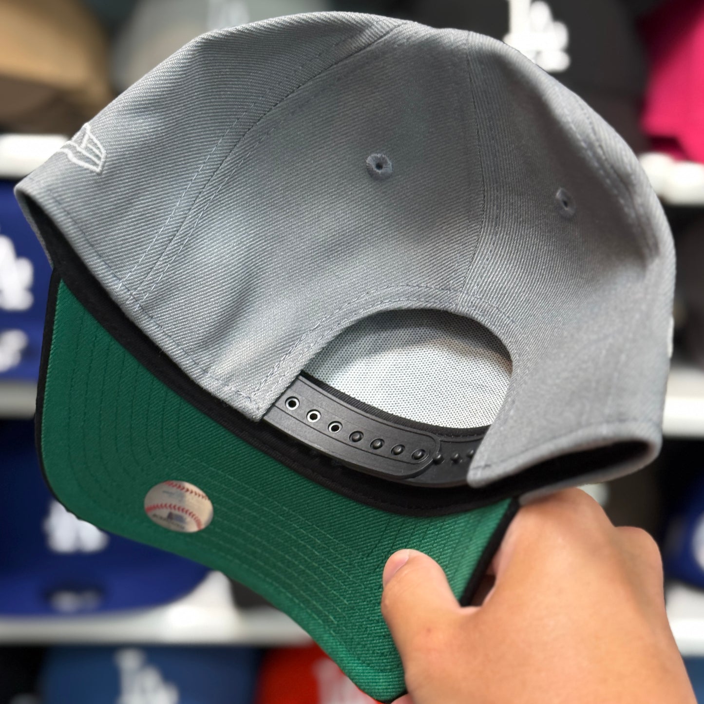 New Era Los Angeles Dodgers '1988 World Series' A-Frame 9FORTY Snapback Grey/Black