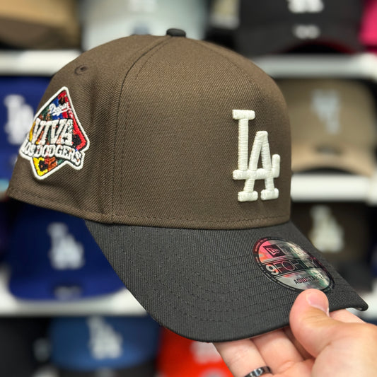 New Era Los Angeles Dodgers 'Viva Los Dodgers' A-Frame 9FORTY Snapback Brown/Black