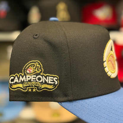 New Era Charros de Jalisco 'Campeones' A-Frame 9FORTY Snapback Black/Blue