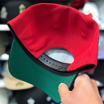 New Era Diablos Rojos del México '2024 Campeon' A-Frame 9FORTY Snapback Red/Black