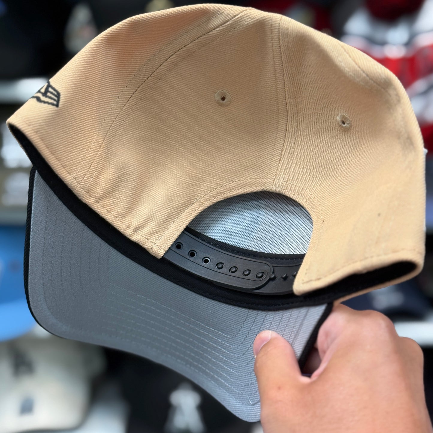 New Era Club América 'The Eagles' A-Frame 9FORTY Snapback Tan/Black