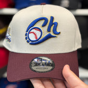 New Era Charros de Jalisco 'Campeones' A-Frame Creme/Maroon 9FORTY Snapback - Product Image