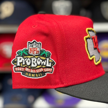 New Era Kansas City Chiefs '2003 Pro Bowl All Star Game' A-Frame Red/Black 9FORTY Snapback - Product Image