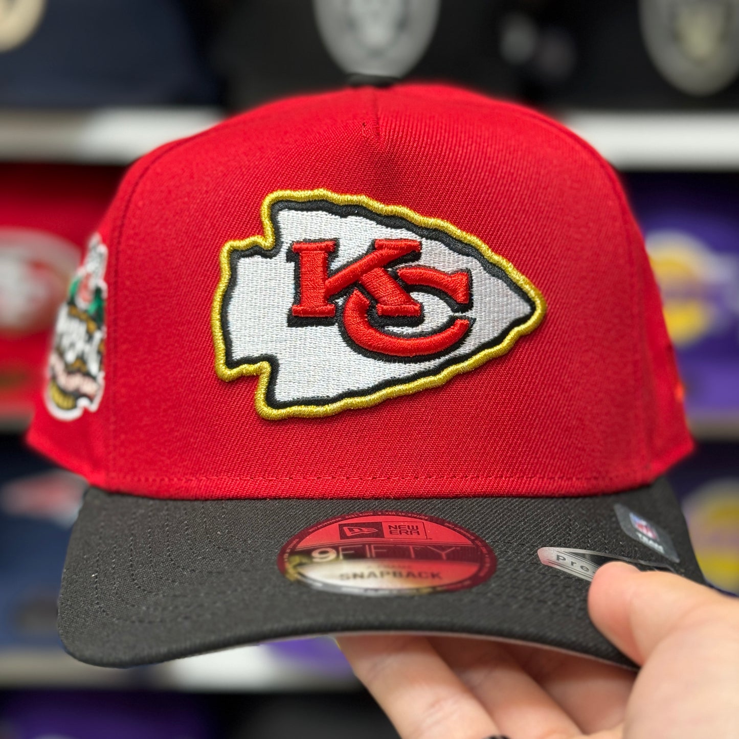 New Era Kansas City Chiefs '2003 Pro Bowl All Star Game' A-Frame Red/Black 9FORTY Snapback - Product Image