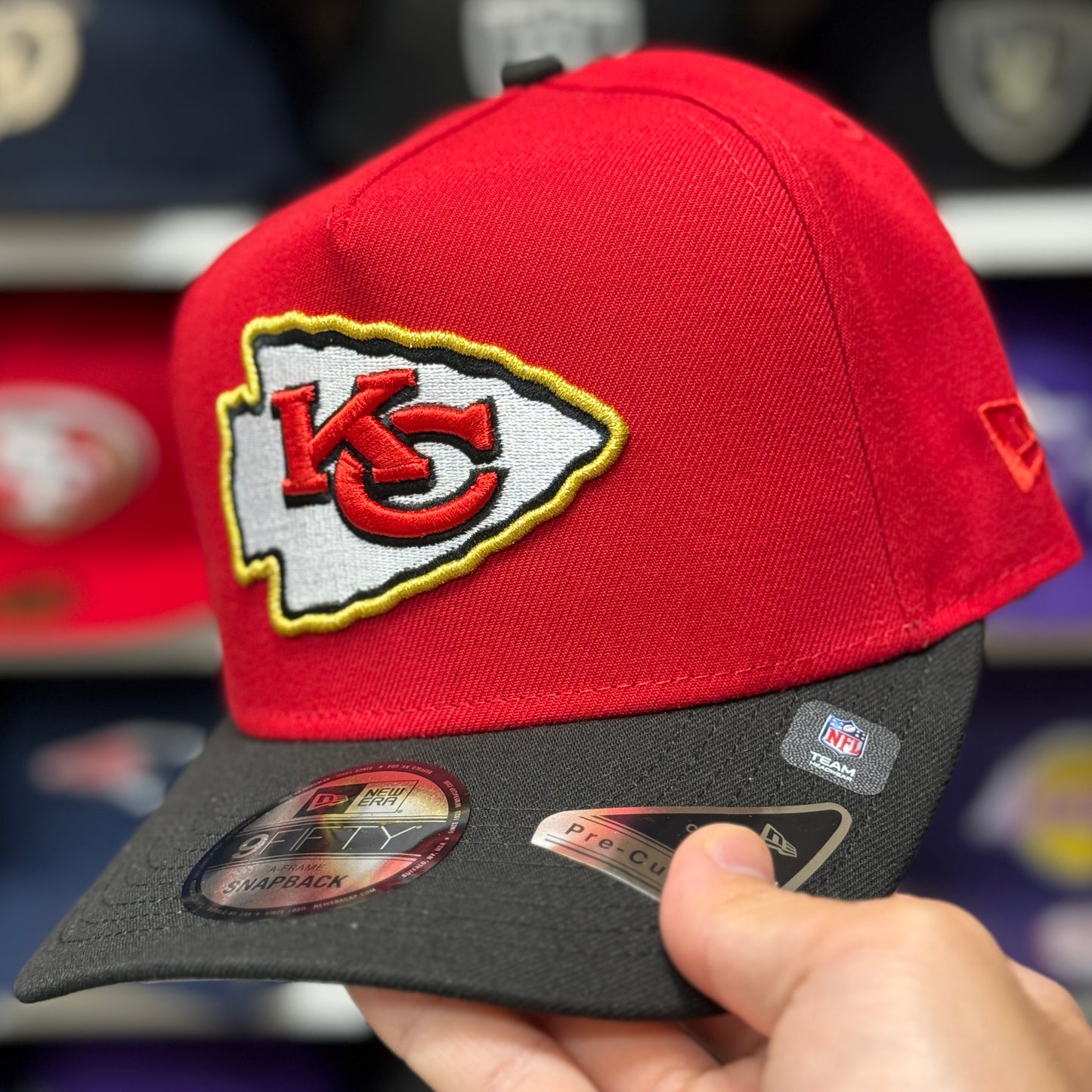 New Era Kansas City Chiefs '2003 Pro Bowl All Star Game' A-Frame Red/Black 9FORTY Snapback - Product Image