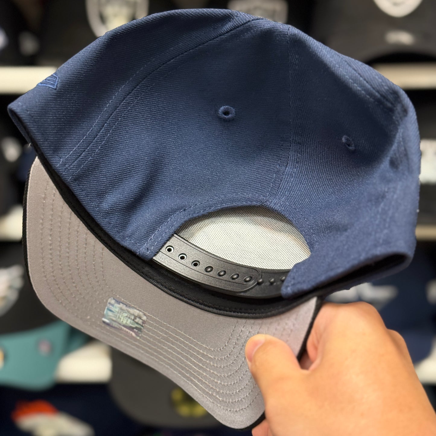 New Era Denver Broncos '2003 Pro Bowl All Star Game' A-Frame Blue/Black 9FORTY Snapback - Product Image