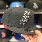 New Era San Antonio Spurs Black 9FIFTY Snapback