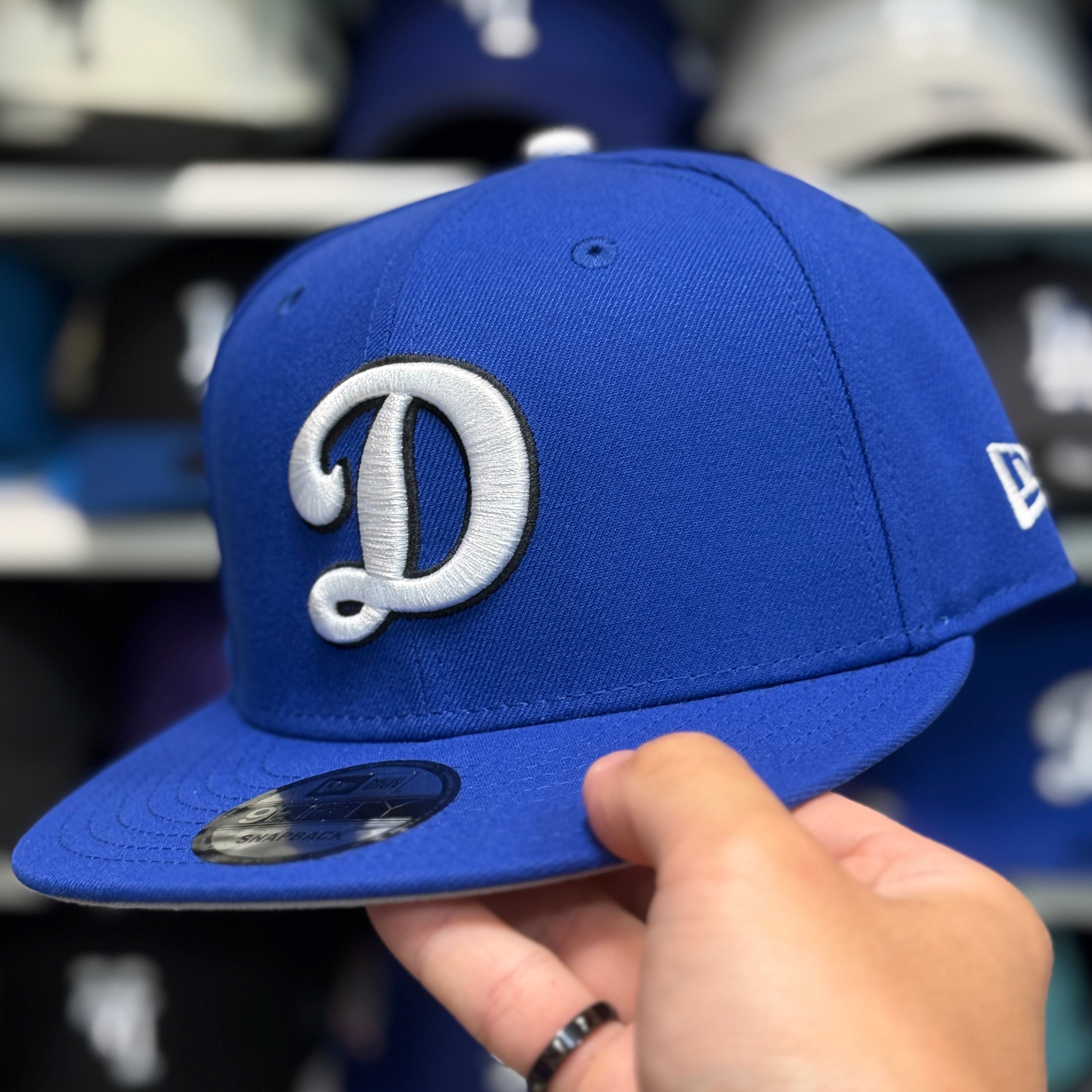 New Era Los Angeles Dodgers 'D' Electric Blue 9FIFTY Snapback - Product Image