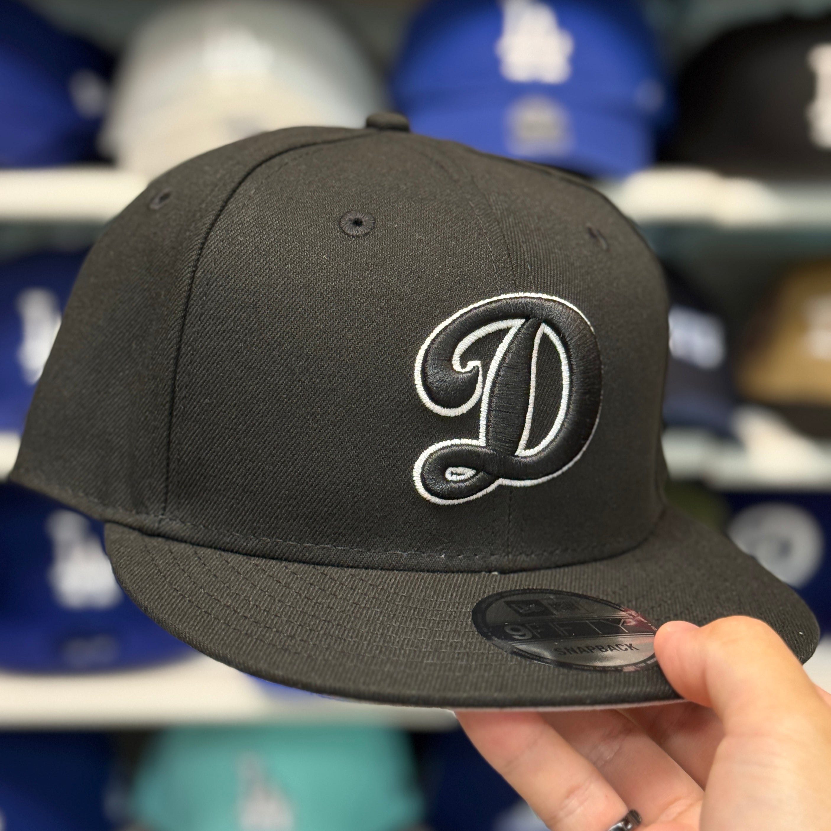 New Era Los Angeles Dodgers 'D' Black 9FIFTY Snapback - Product Image
