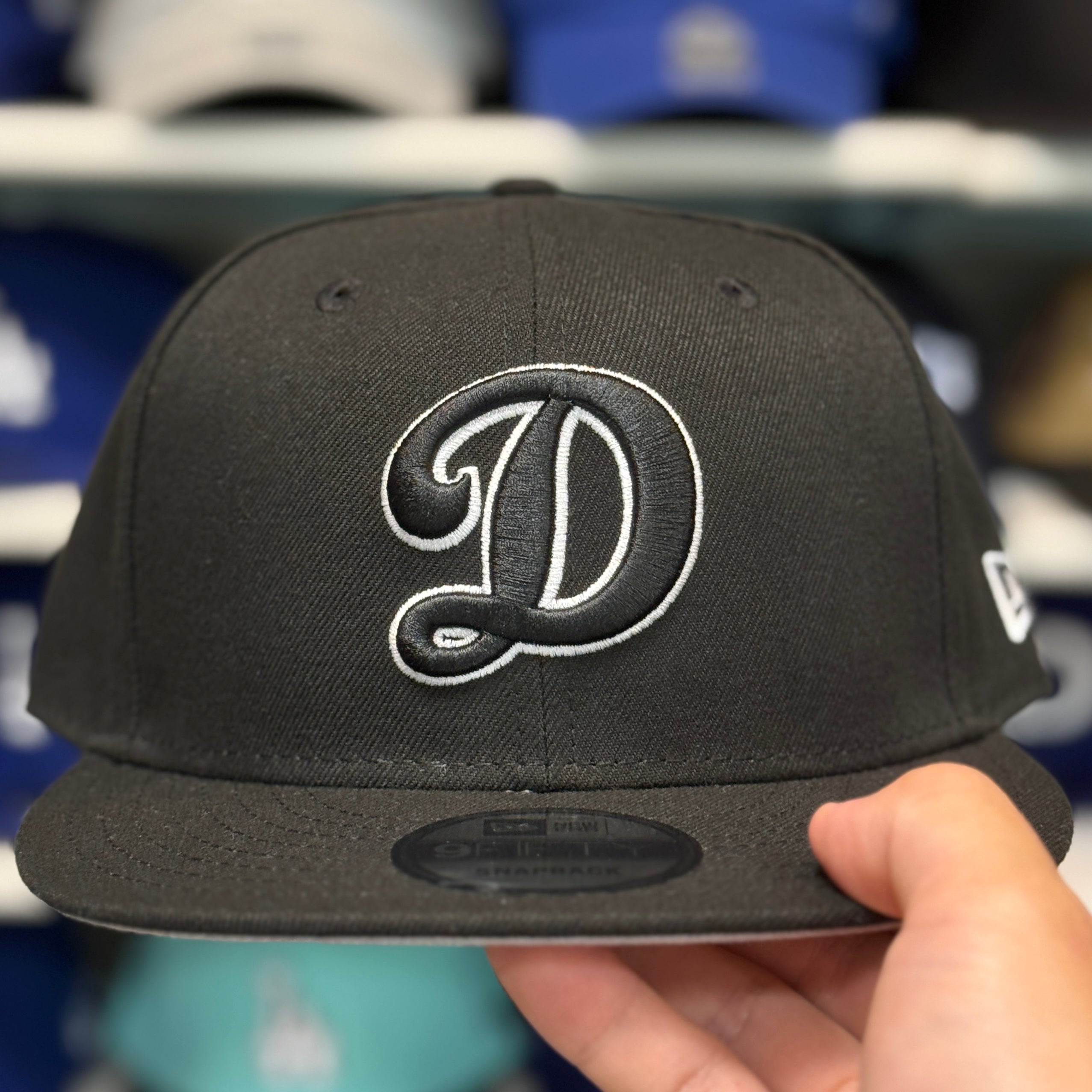 New Era Los Angeles Dodgers 'D' Black 9FIFTY Snapback - Product Image
