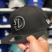 New Era Los Angeles Dodgers 'D' Black 9FIFTY Snapback - Product Image