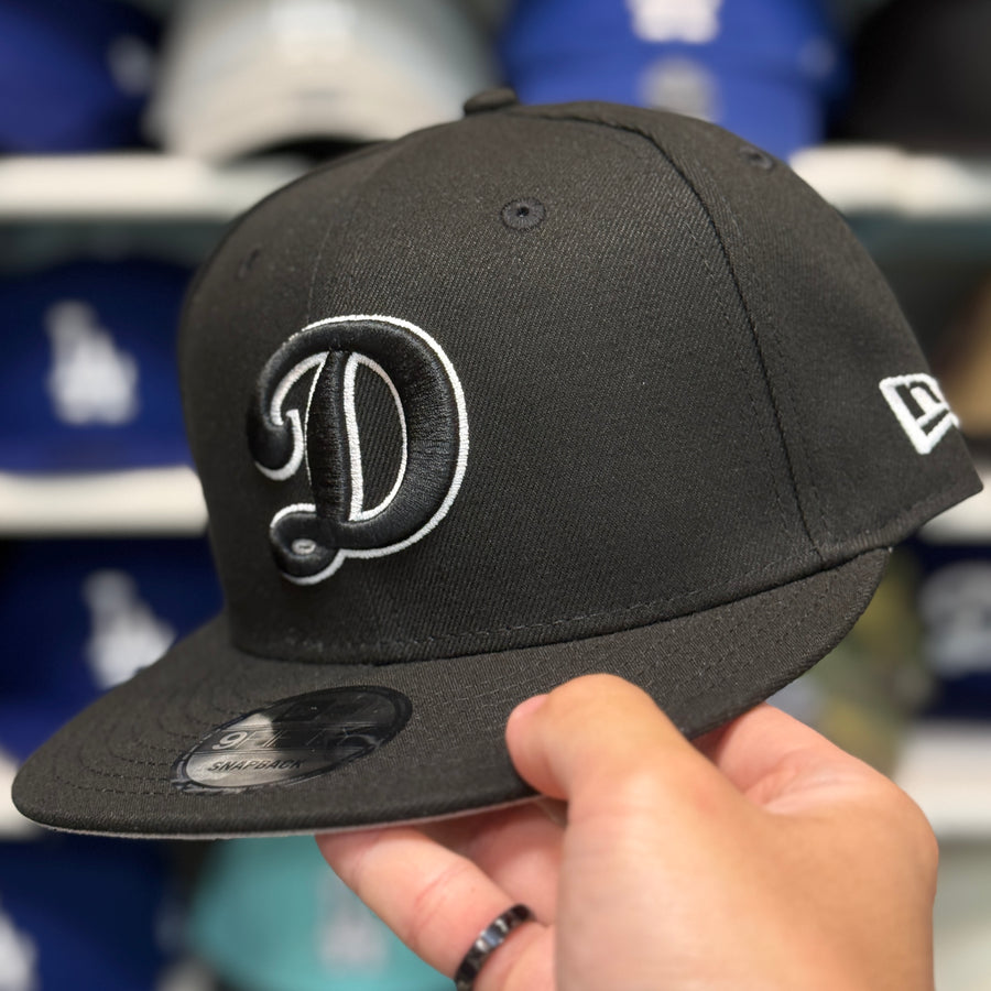 New Era Los Angeles Dodgers 'D' Black 9FIFTY Snapback - Product Image