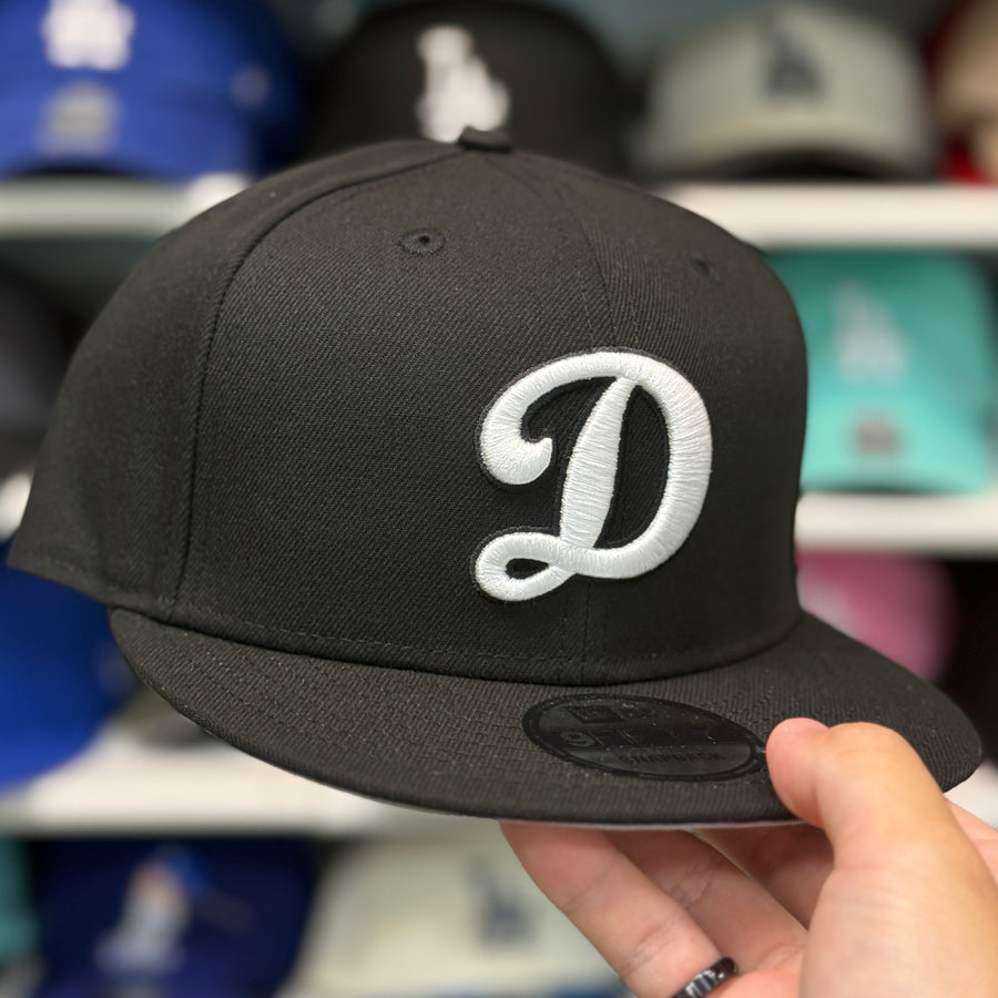 New Era Los Angeles Dodgers 'D' Black 9FIFTY Snapback - Product Image
