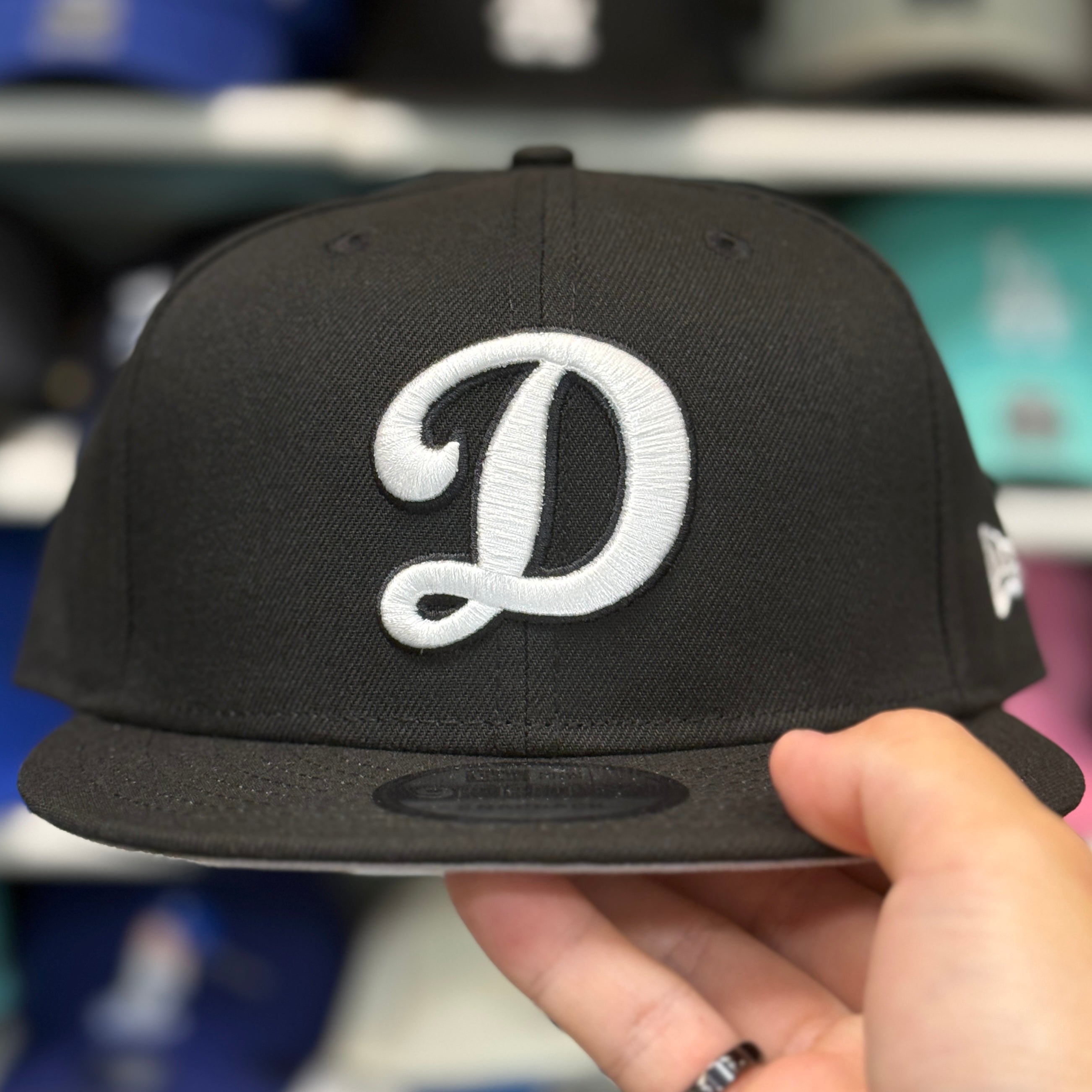 New Era Los Angeles Dodgers 'D' Black 9FIFTY Snapback - Product Image