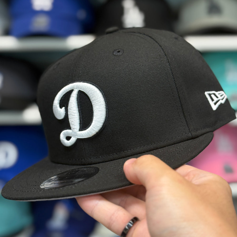 New Era Los Angeles Dodgers 'D' Black 9FIFTY Snapback - Product Image