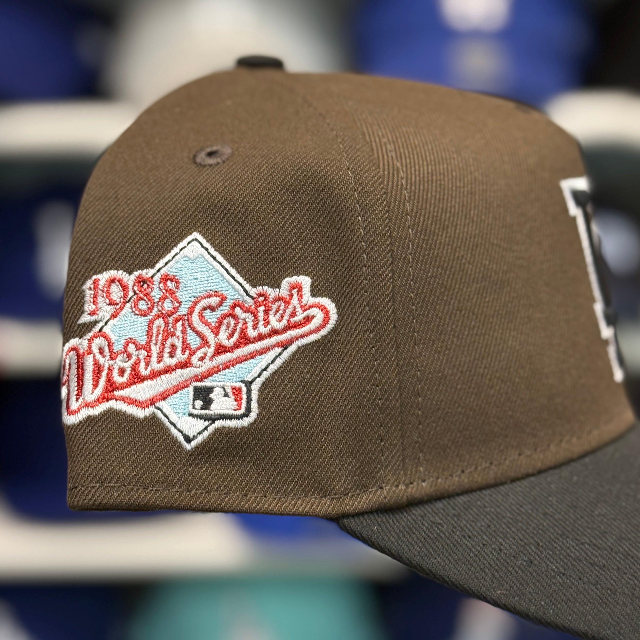 New Era Los Angeles Dodgers '1988 World Series' A-Frame 9FORTY Brown/Black Snapback - Product Image