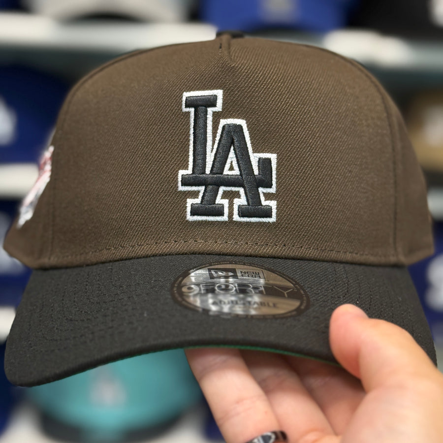 New Era Los Angeles Dodgers '1988 World Series' A-Frame 9FORTY Brown/Black Snapback - Product Image