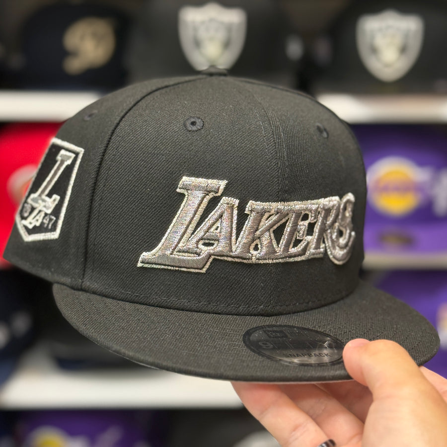 New Era Los Angeles Lakers '1947 LA' Black 9FIFTY Snapback - Product Image