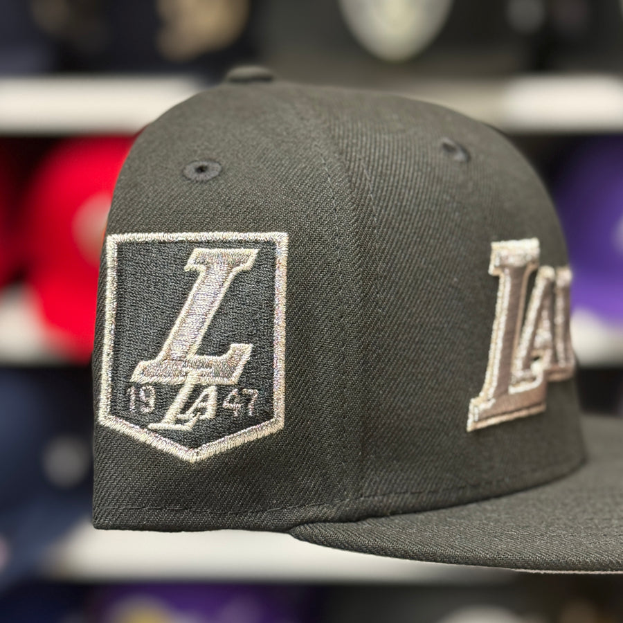 New Era Los Angeles Lakers '1947 LA' Black 9FIFTY Snapback - Product Image