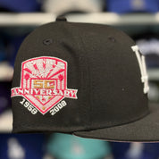 New Era Los Angeles Dodgers '50th Anniversary x Rose' Black 9FIFTY Snapback - Product Image