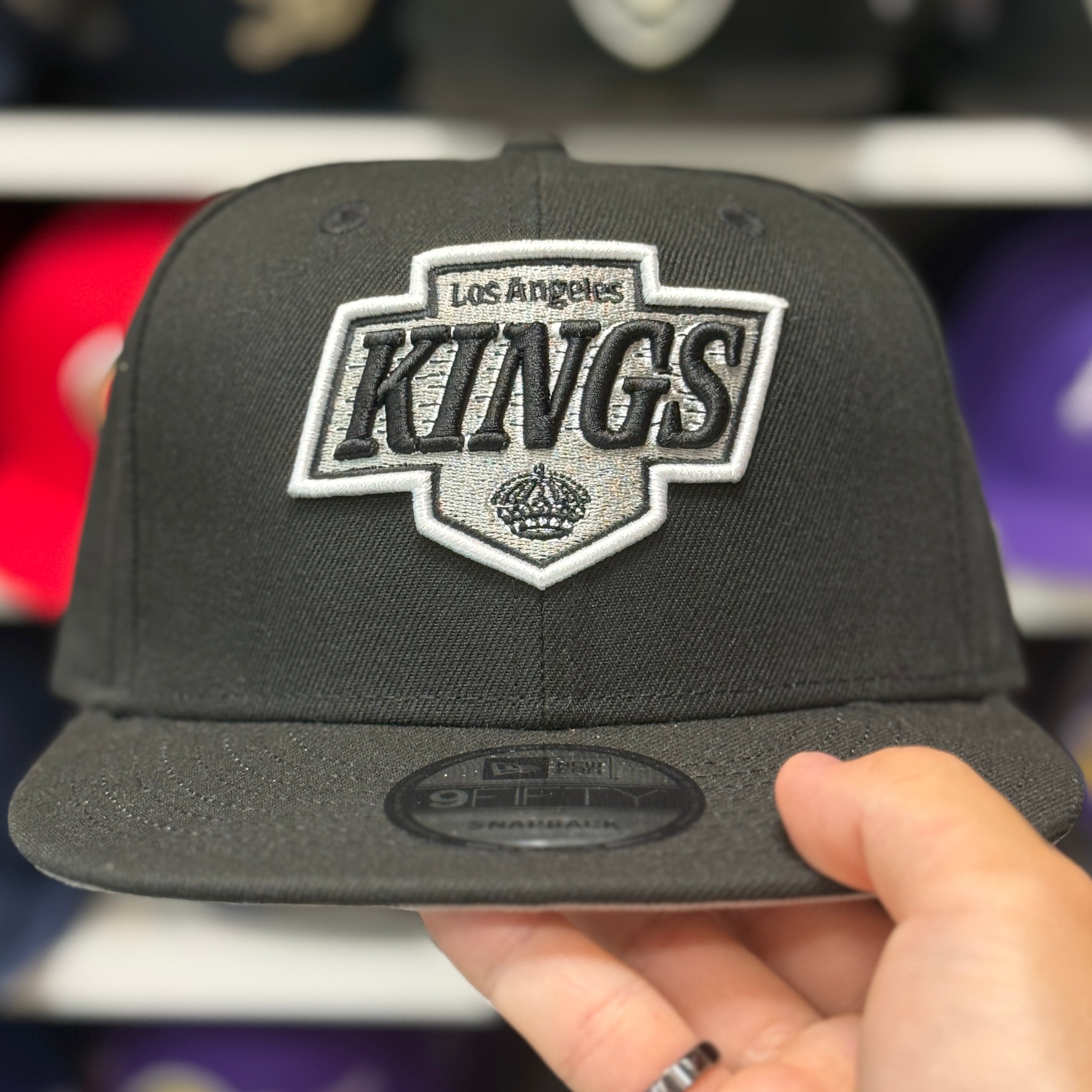 New Era Los Angeles Kings Black Kids 9FIFTY Snapback - Product Image