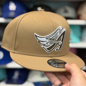 New Era Los Angeles Angels Dessert Tan 9FIFTY Snapback - Product Image