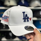 New Era Los Angeles Dodgers '1981 World Series x Heart' A-Frame White 9FORTY Snapback