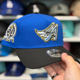 New Era Los Angeles Angels '50th Anniversary' A-Frame Blue/Black 9FORTY Snapback