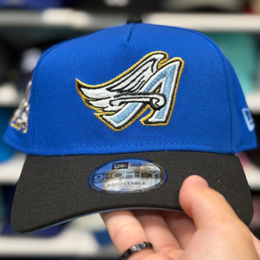 New Era Los Angeles Angels '50th Anniversary' A-Frame Blue/Black 9FORTY Snapback - Product Image