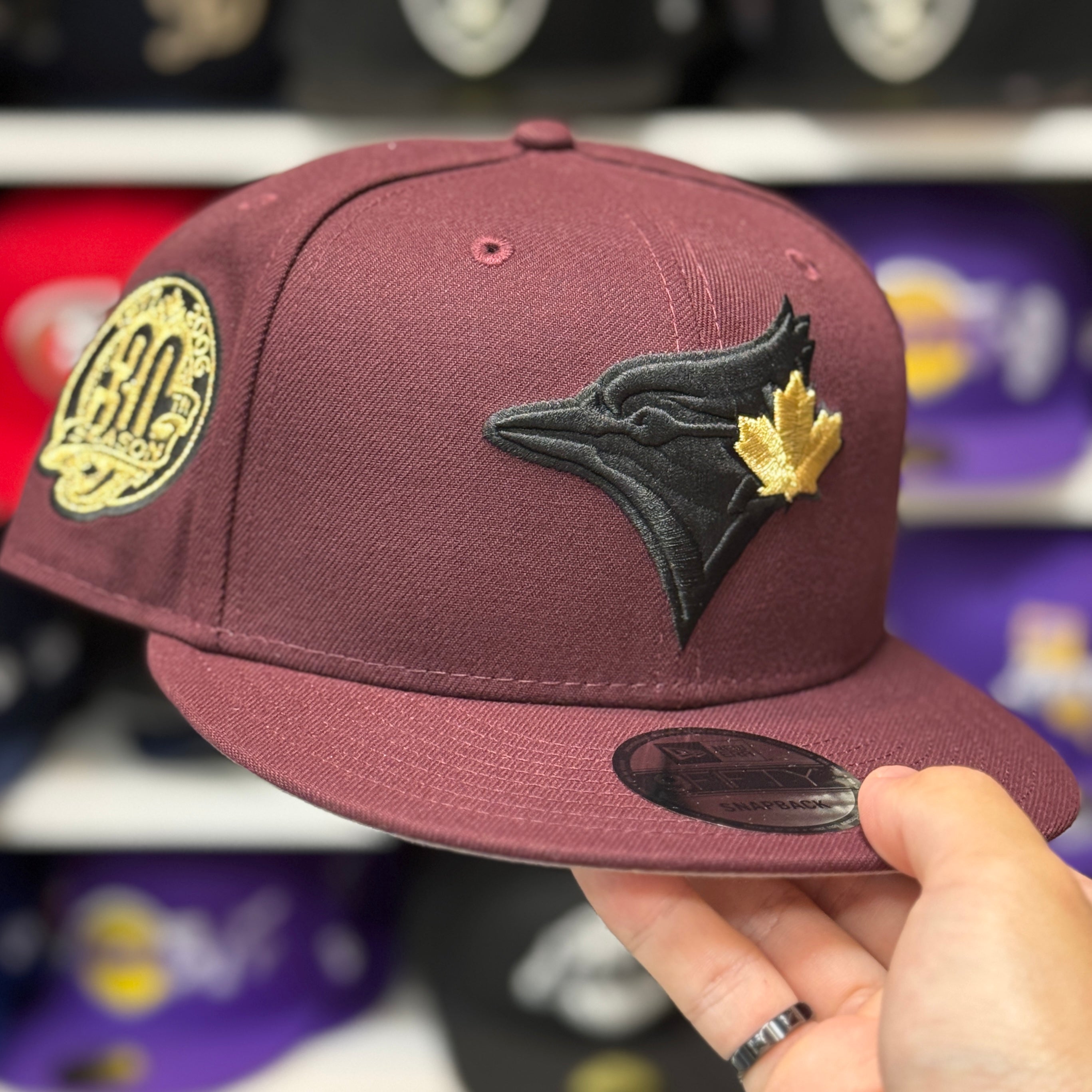 New Era Toronto Blue Jays '30th Season' Maroon 9FIFTY Snapback - Product Image
