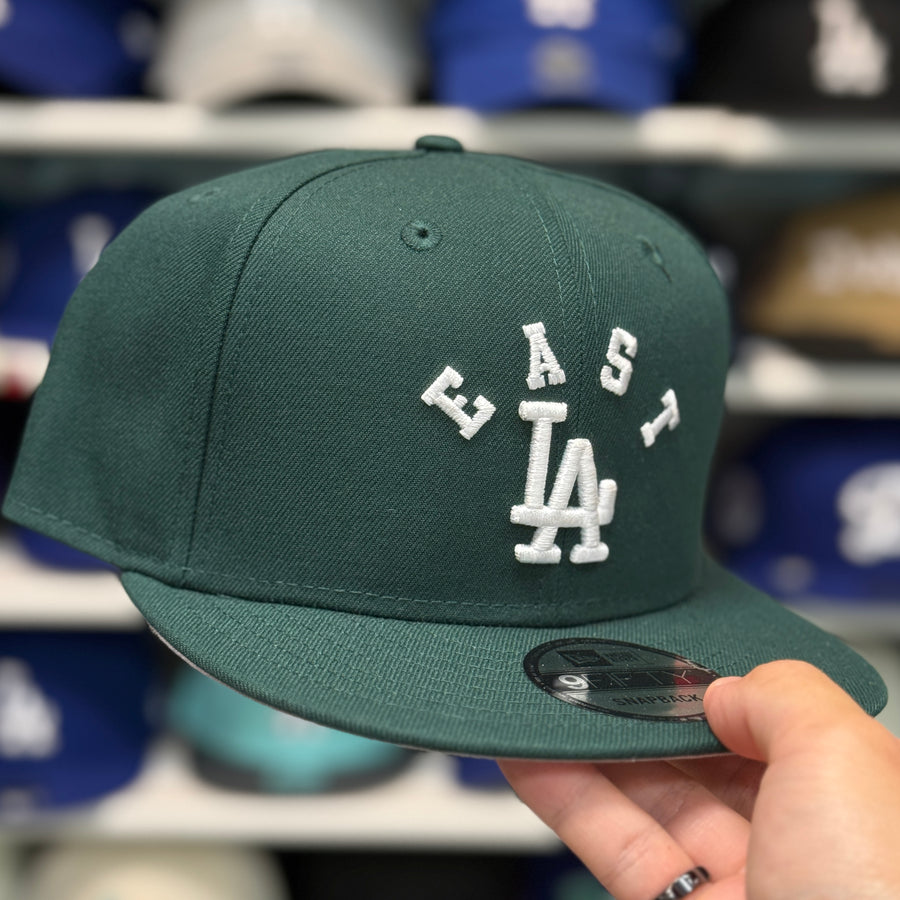 New Era Los Angeles Dodgers 'East LA' Dark Green 9FIFTY Snapback - Product Image