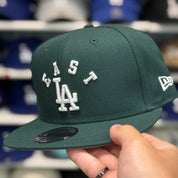New Era Los Angeles Dodgers 'East LA' Dark Green 9FIFTY Snapback - Product Image