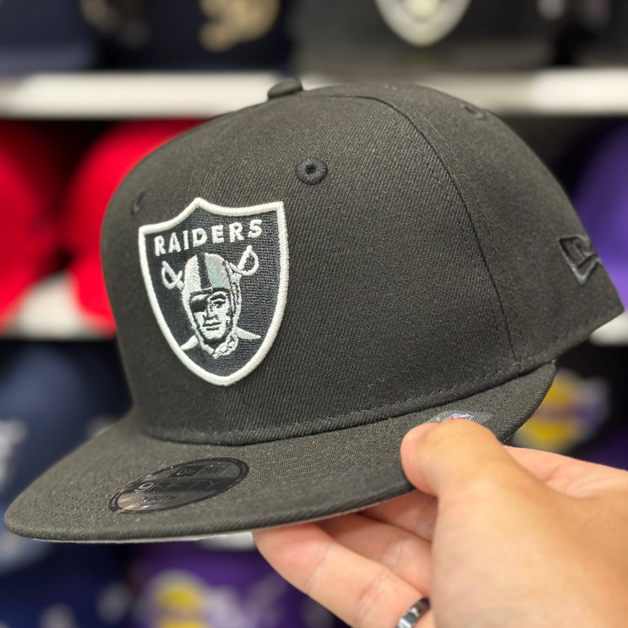 New Era Las Vegas Raiders Black Kids 9FIFTY Snapback - Product Image