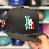 Youth New Era Los Angeles Dodgers 'Mexico' Black 9FIFTY Snapback