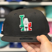 Youth New Era Los Angeles Dodgers 'Mexico' Black 9FIFTY Snapback - Product Image