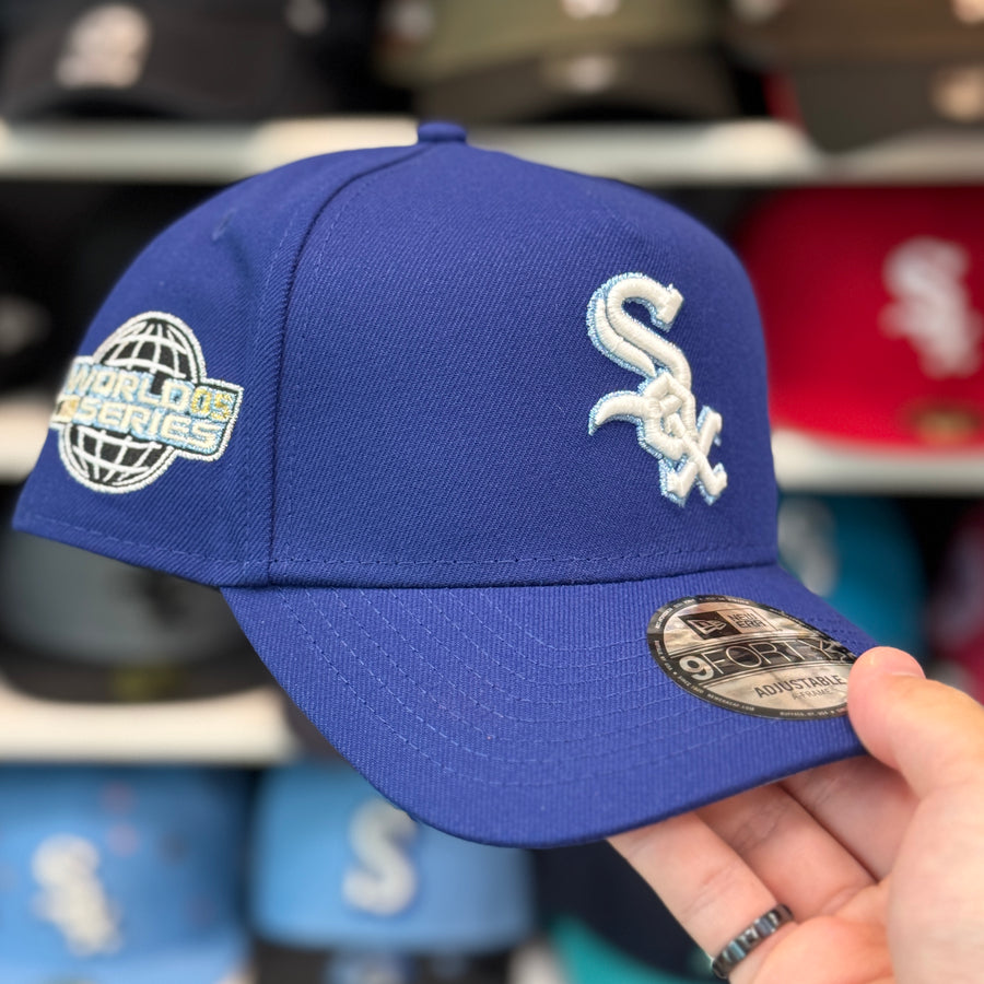 New Era Chicago White Sox '2005 World Series' A-Frame Blue 9FORTY Snapback - Product Image