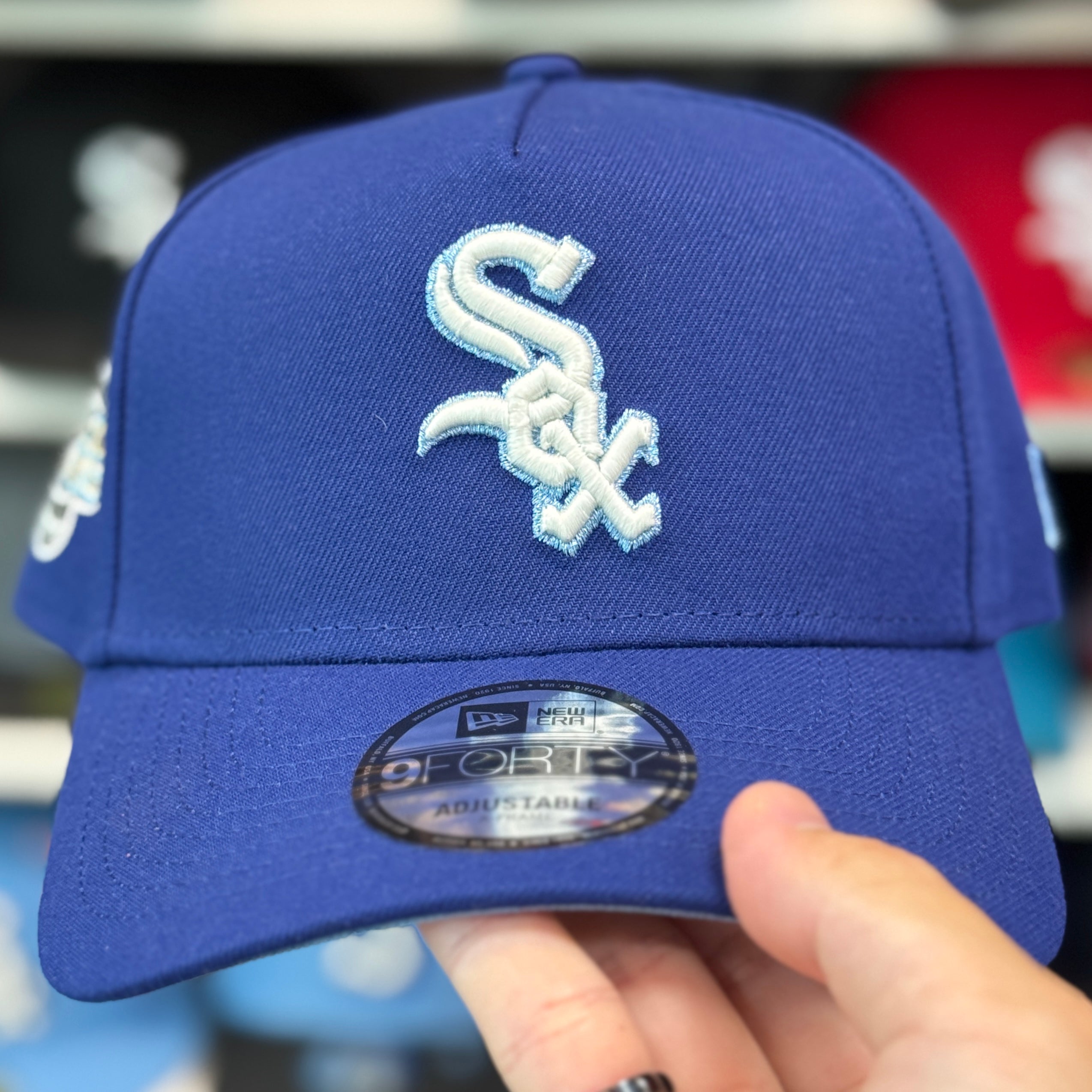 New Era Chicago White Sox '2005 World Series' A-Frame Blue 9FORTY Snapback - Product Image
