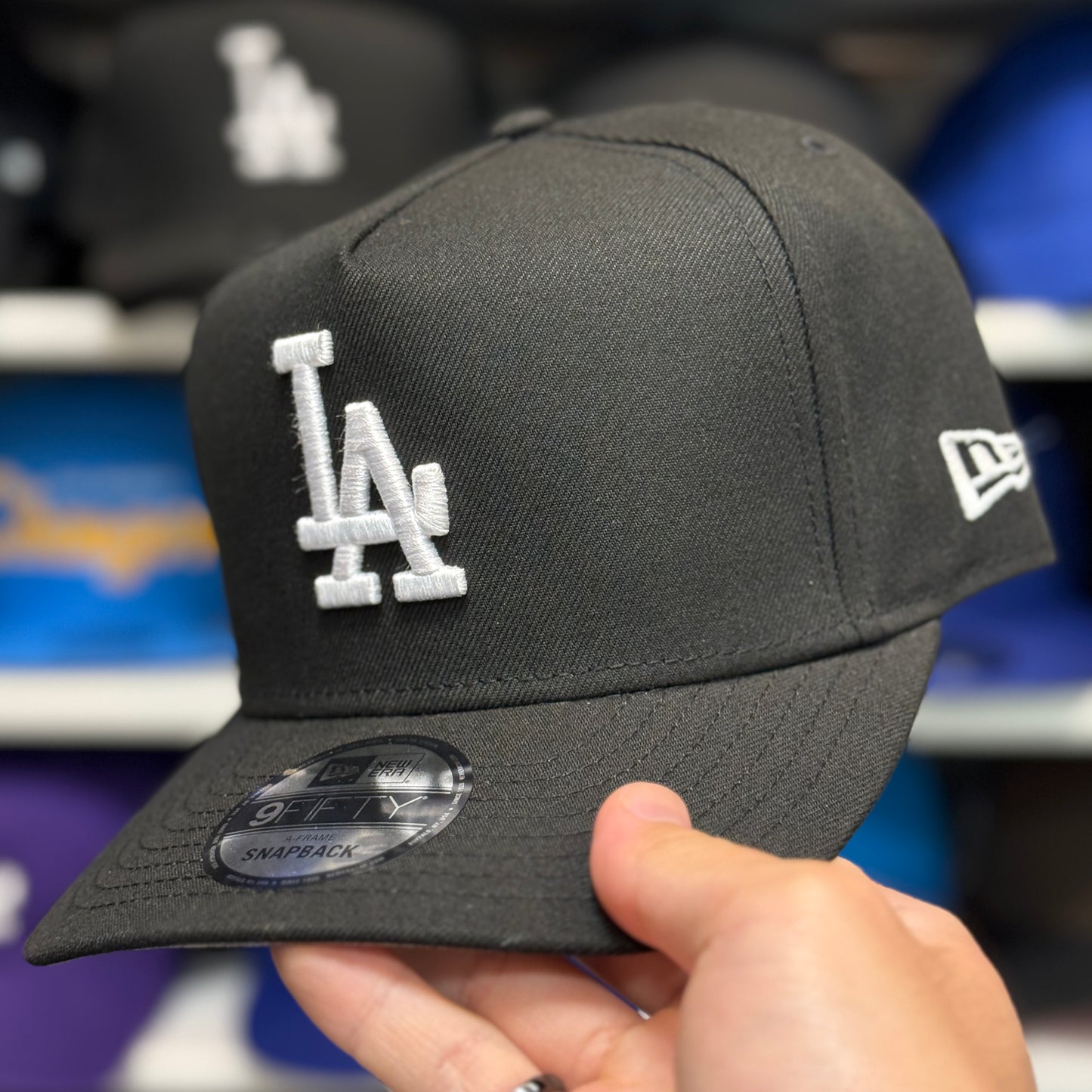 New Era Los Angeles Dodgers A-Frame Black 9FIFTY Snapback