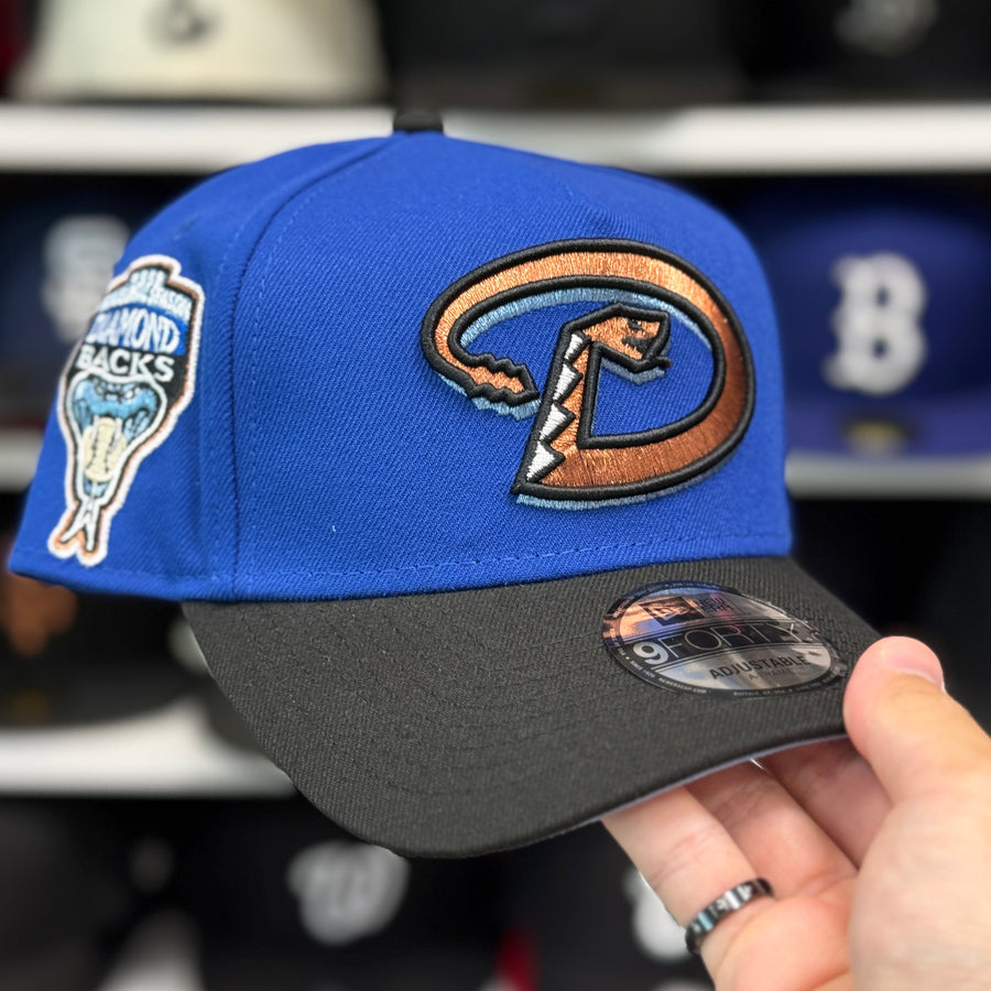 New Era Arizona Diamondbacks '1998 Inaugural Season' A-Frame Blue/Black 9FORTY Snapback - Product Image