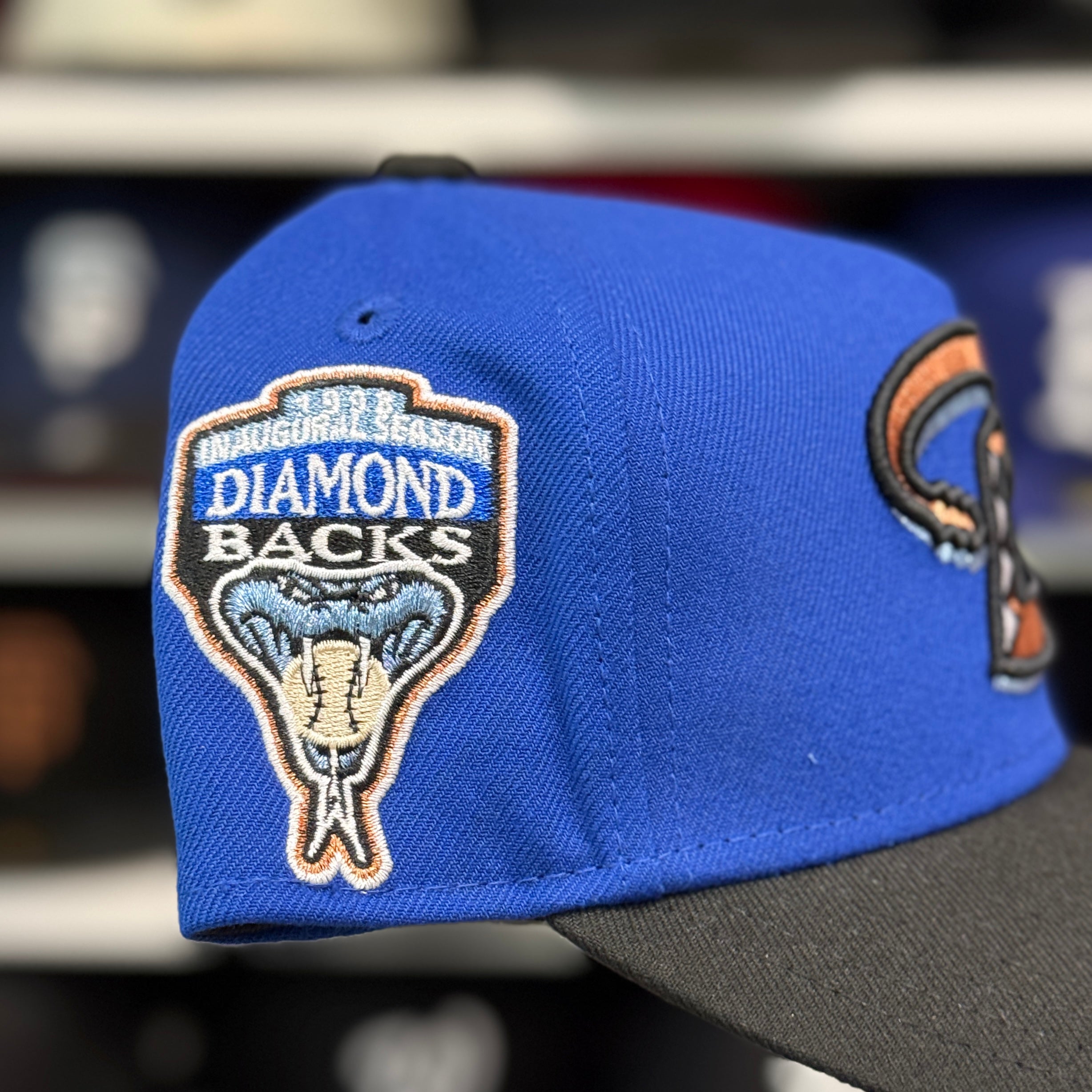 New Era Arizona Diamondbacks '1998 Inaugural Season' A-Frame Blue/Black 9FORTY Snapback - Product Image