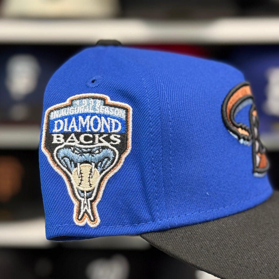 New Era Arizona Diamondbacks '1998 Inaugural Season' A-Frame Blue/Black 9FORTY Snapback - Product Image