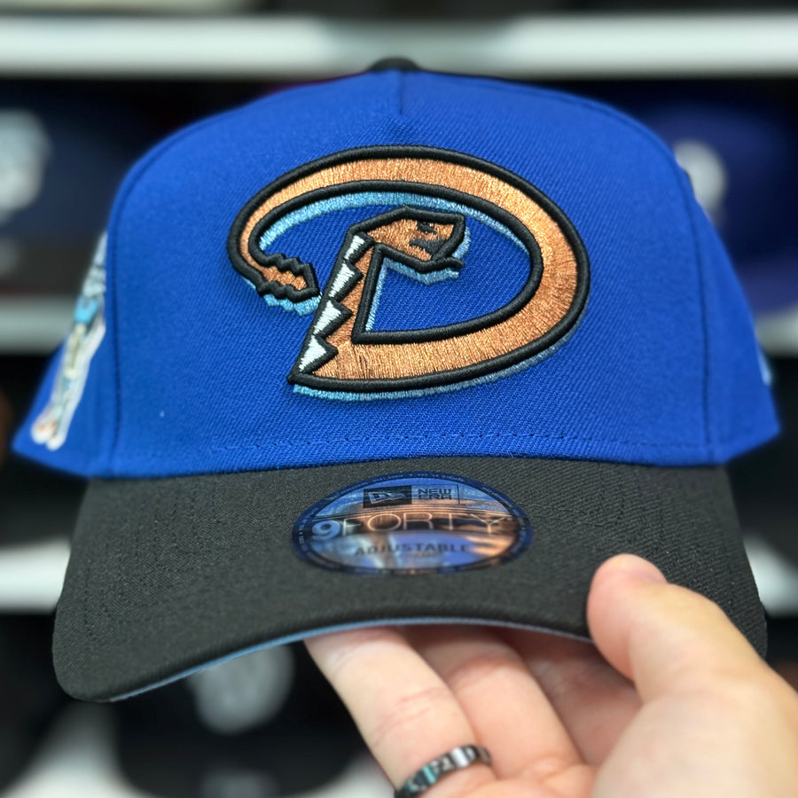 New Era Arizona Diamondbacks '1998 Inaugural Season' A-Frame Blue/Black 9FORTY Snapback - Product Image