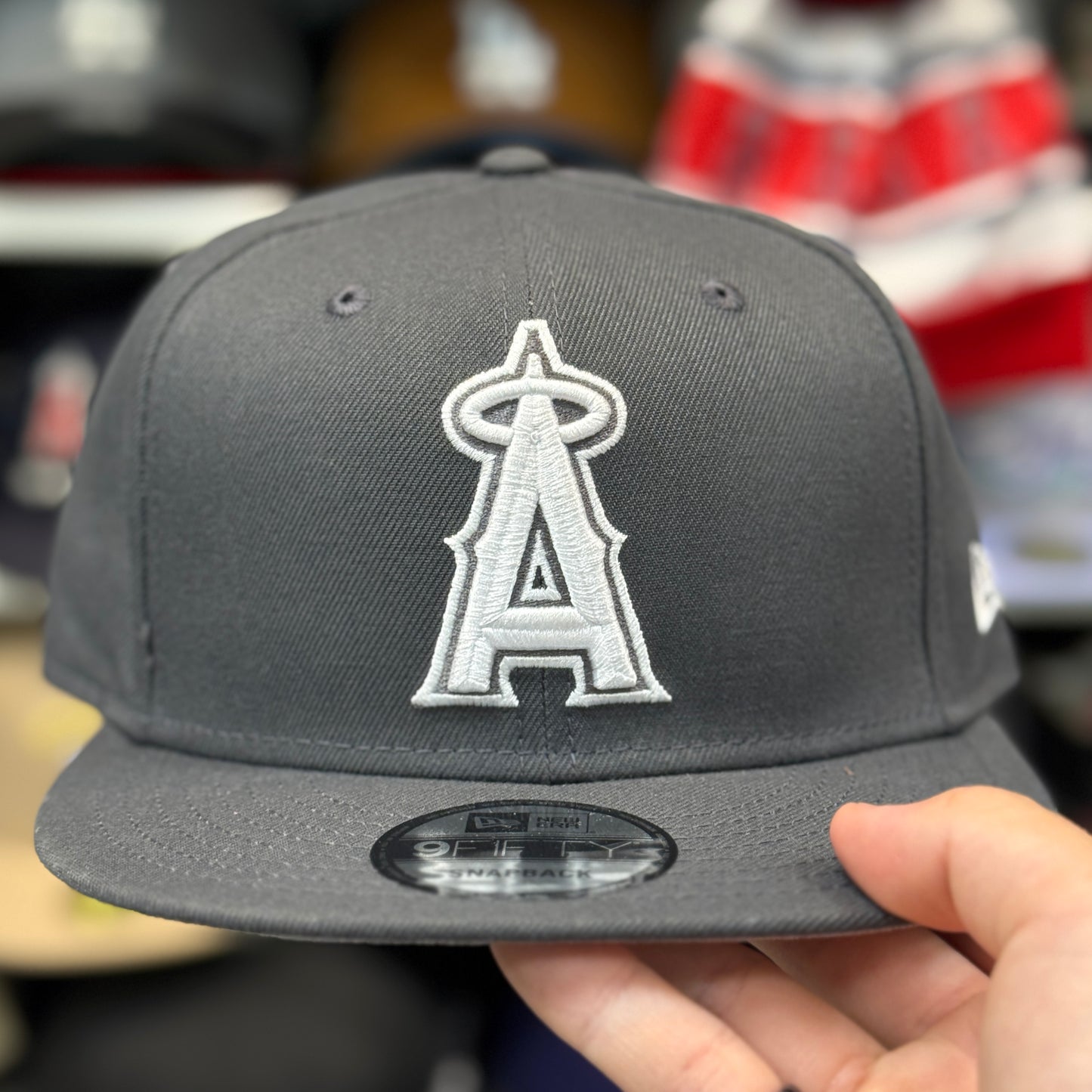 New Era Los Angeles Angels Gray 9FIFTY Snapback - Product Image