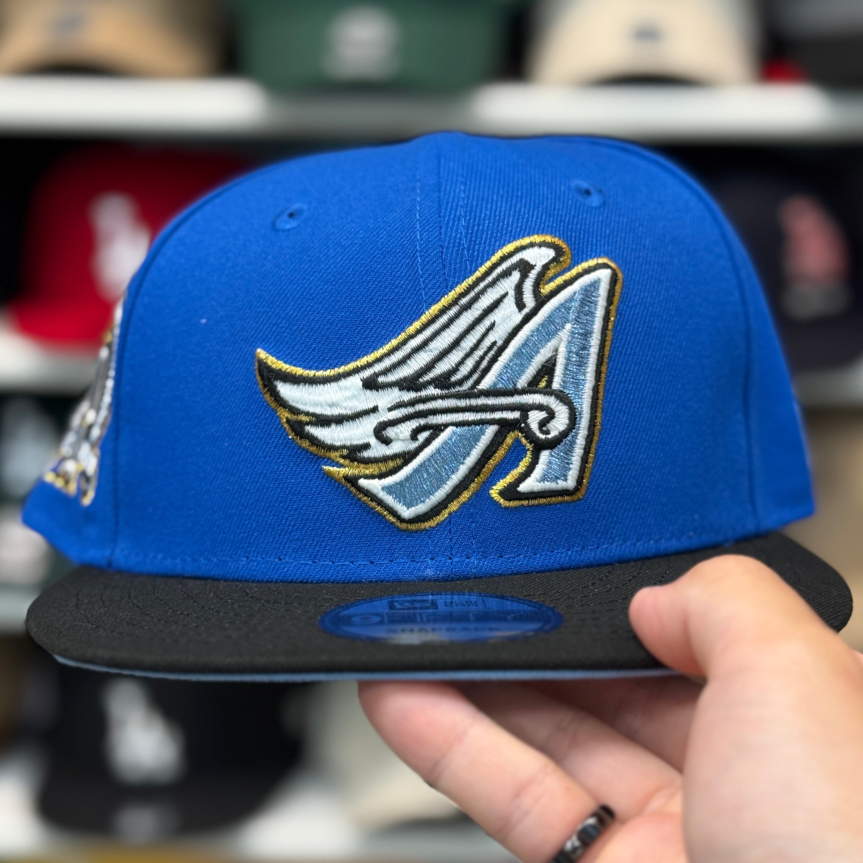 New Era Los Angeles Angels '50th Anniversary' Blue/Black 9FIFTY Snapback - Product Image