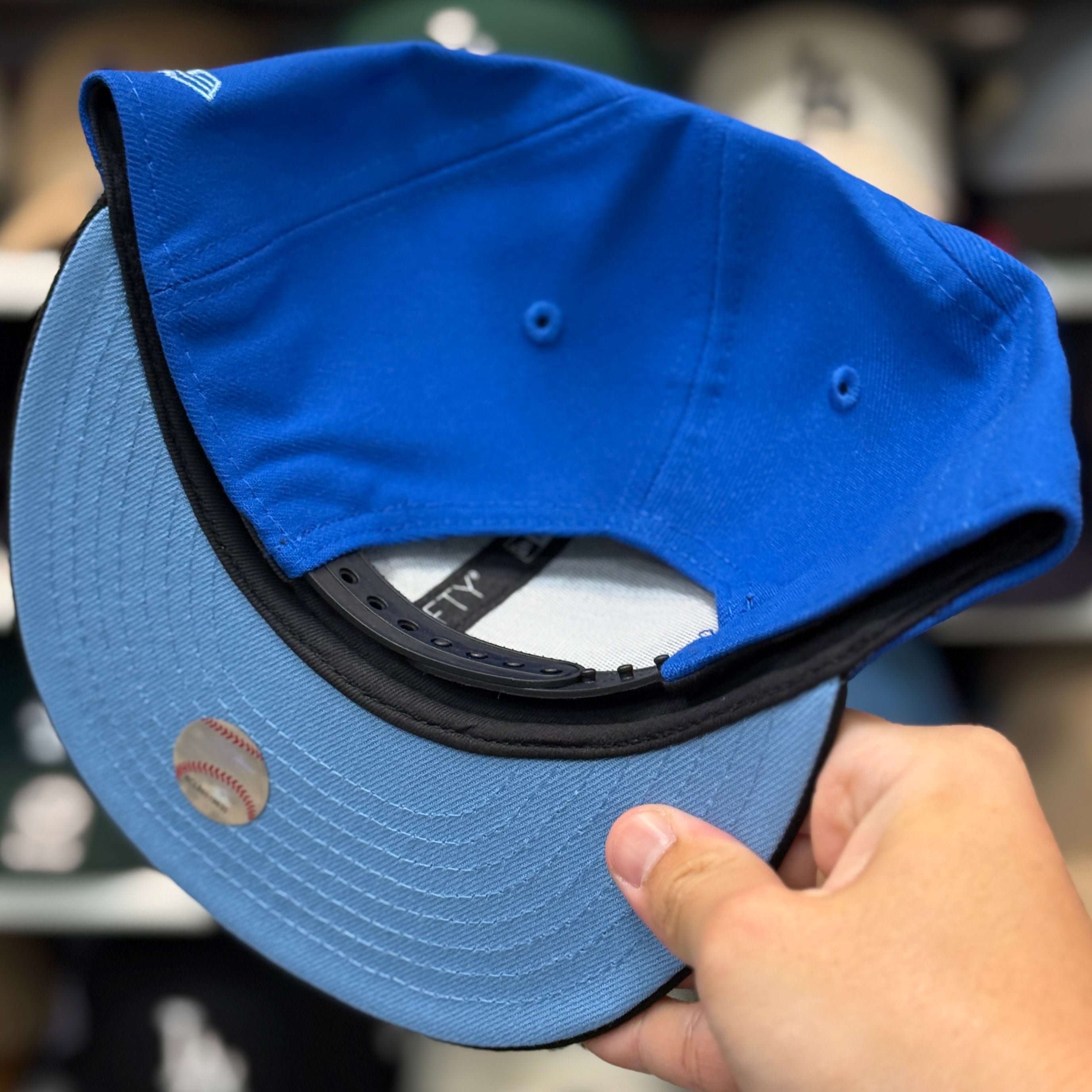 New Era Los Angeles Angels '50th Anniversary' Blue/Black 9FIFTY Snapback - Product Image