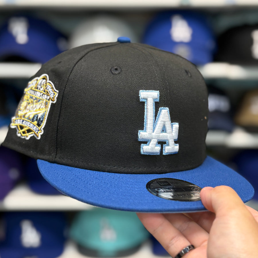 New Era Los Angeles Dodgers '40th Anniversary' Black/Blue 9FIFTY Snapback - Product Image