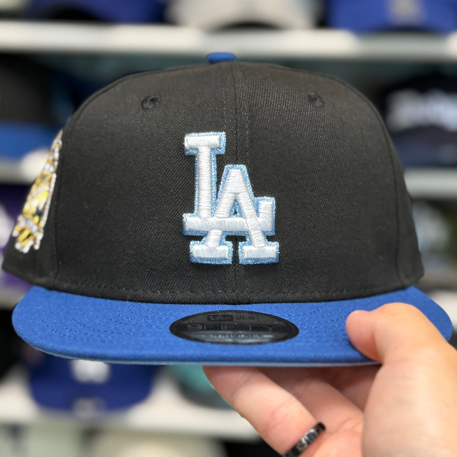 New Era Los Angeles Dodgers '40th Anniversary' Black/Blue 9FIFTY Snapback - Product Image