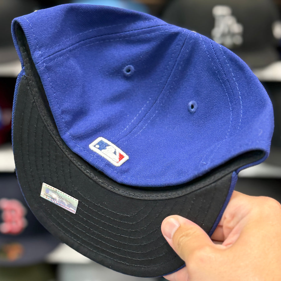 New Era Los Angeles Dodgers Kids Authentic Collection Blue 59FIFTY Fitted Hat - Product Image
