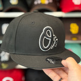 New Era Baltimore Orioles Outline Black 9FIFTY Snapback