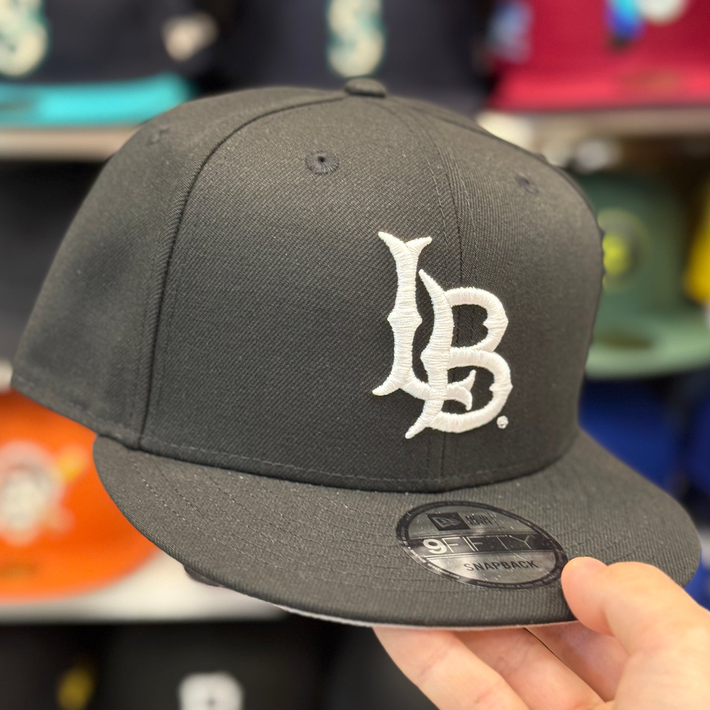 New Era Long Beach College Black 9FIFTY Snapback - Product Image